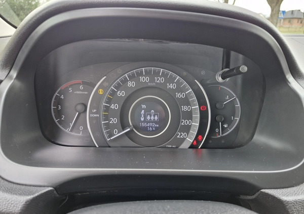 Honda CR-V cena 72900 przebieg: 155000, rok produkcji 2016 z Kępice małe 352